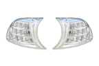 BMW E46 2D/Cabrio Crystal Clear Screw On LED Corner Lights (2002-2003)