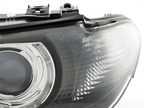 BMW E46 3-Series Coupe Black OE+ Angel Eyes Headlights - (2002-2005)