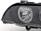 BMW E53 X5 Black OE+ Angel Eye Headlights - (2000-2003)