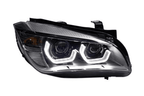BMW E84 X1 Modern Style Angel Eye HID Bi-Xenon Headlights (2010 - 2015)