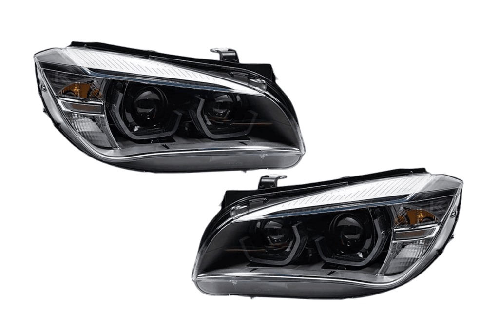 BMW E84 X1 Modern Style Angel Eye HID Bi-Xenon Headlights (2010 - 2015)