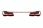 BMW F02 7 Series Red LED Luxury Beam Style Tail Lights (2008 - 2015)