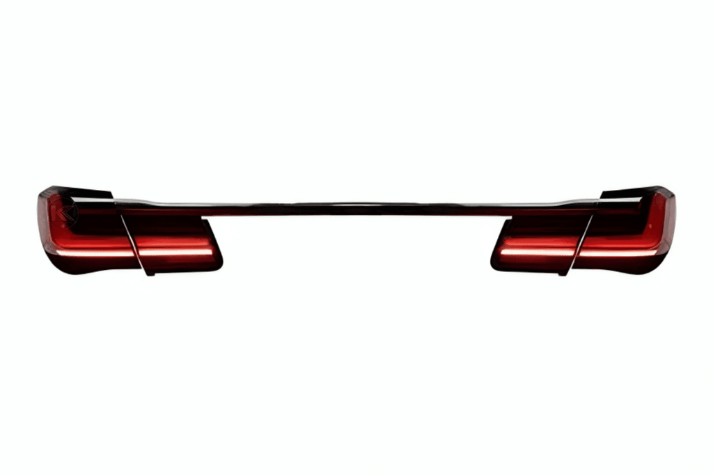BMW F02 7 Series Red LED Luxury Beam Style Tail Lights (2008 - 2015)