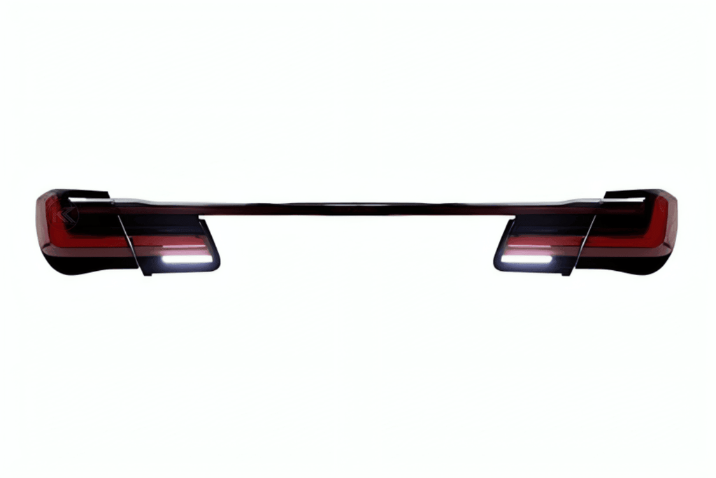 BMW F02 7 Series Red LED Luxury Beam Style Tail Lights (2008 - 2015)