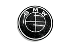 BMW Roundel Emblem Covers - Forged Carbon Fiber Style Emblem