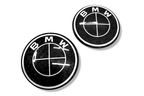 BMW Roundel Emblem Covers - Forged Carbon Fiber Style Emblem