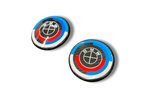 BMW Roundel Emblem Covers - Full Carbon Fiber 50th Anniversary Style