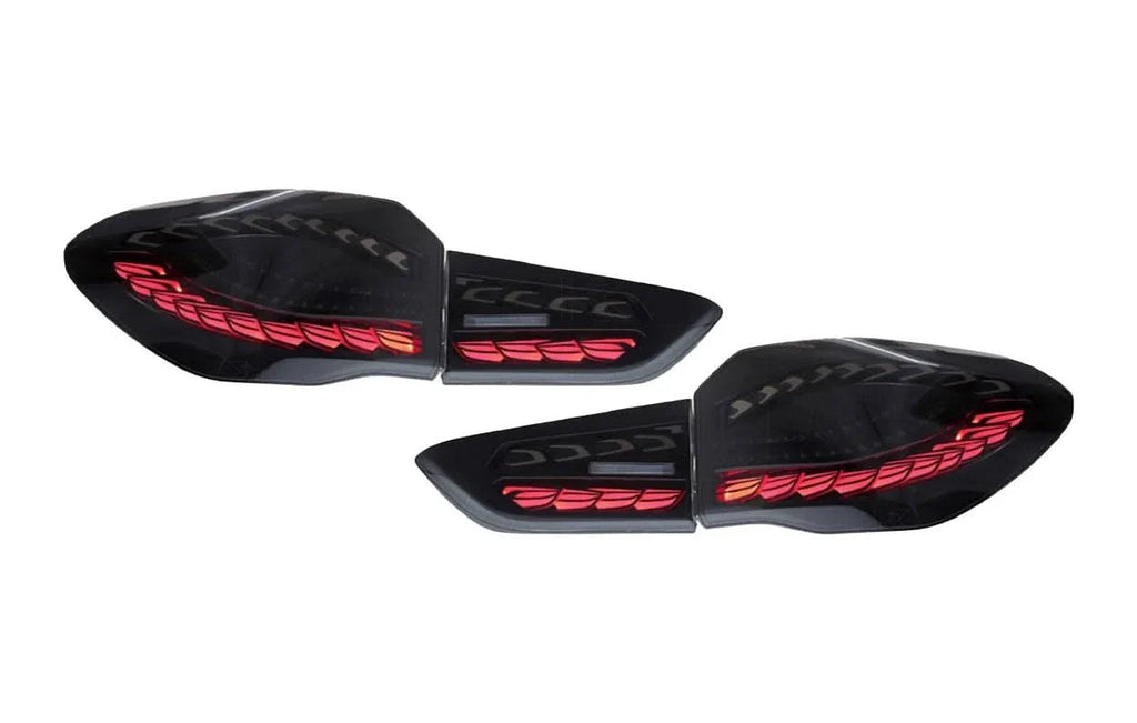 BMW X1 GTS/Dragon Scale Styles LED Tail Lights 2016-2021
