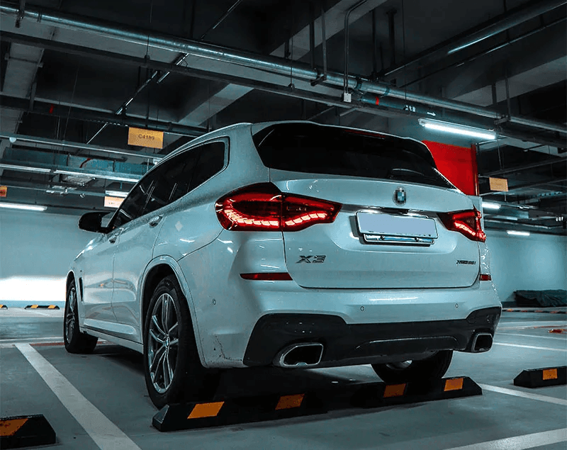 BMW X3 G01 iX3 G08 LED GTS / Dragon Scale Style Taillights (Red or Black) (2019-2022)