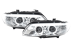 BMW X5 E53 Chrome Angel Eye LED Head Lights (2003-2006)