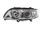 BMW X5 E53 Chrome Angel Eyes LED Headlight Set (1998-2002)