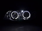 BMW X5 E53 Chrome Angel Eyes LED Headlight Set (1998-2002)