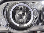 BMW X5 E53 Chrome Angel Eyes LED Headlight Set (1998-2002)