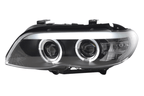 BMW X5 E53 Xenon Black Angel Eye LED Headlights (2003-2006)