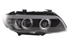 BMW X5 E53 Xenon Black Angel Eye LED Headlights (2003-2006)