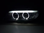 BMW X5 E53 Xenon Black Angel Eye LED Headlights (2003-2006)
