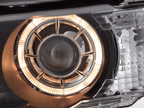 BMW X5 (Type E53) Black OE+ Angel Eyes Headlights - (2000-2003)