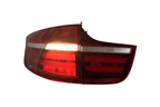 BMW X6 E71 Red and Smoked LED Tail Light Upgrades 2007-2014