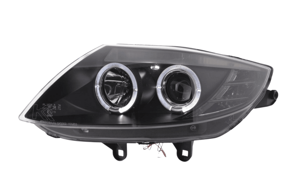 BMW Z4 E85 E86 Type Z4 Black Headlight Set (2003-2008)