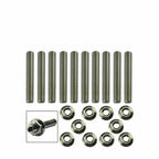 Stainless Intake Exhaust Manifold Stud Studs Bolt For Honda Acura B D K H Series - Bull Boost Performance