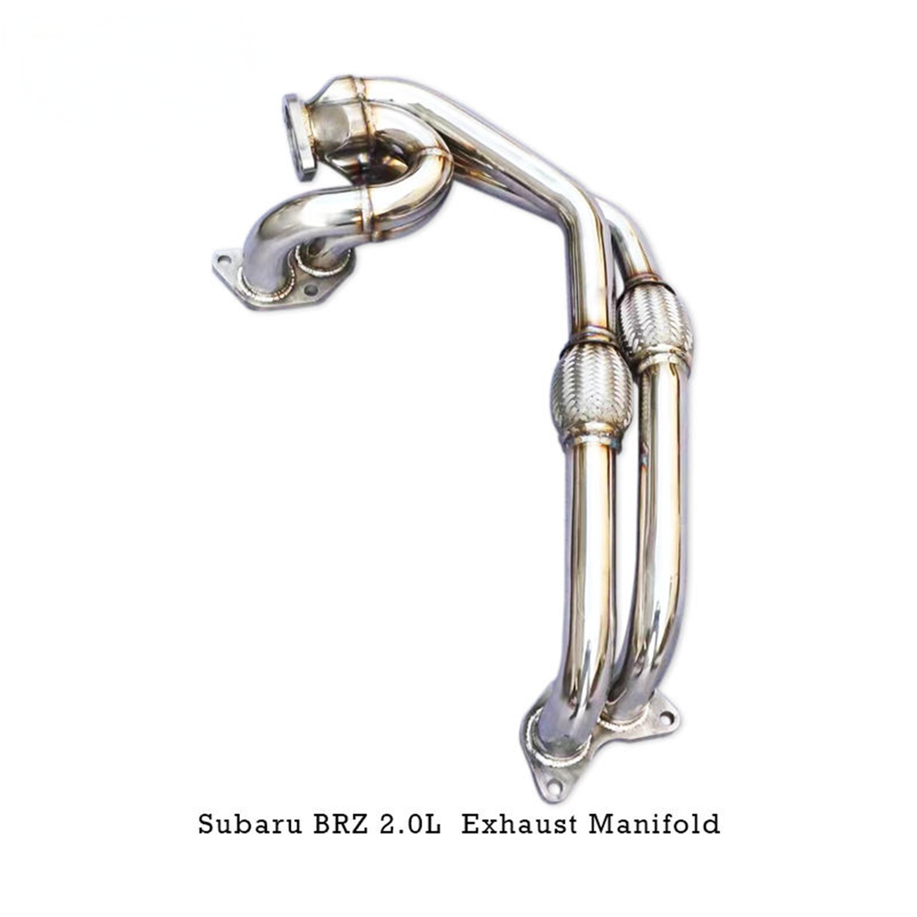 T304 Stainless High Flow Exhaust Manifold Header for Subaru BRZ 2.0L - Bull Boost Performance