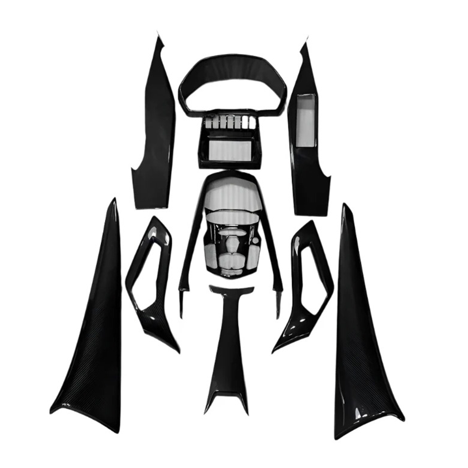 Dry Carbon Fiber Interior Trim for Lamborghini Aventador LP700 LP720 LP750 - Bull Boost Performance