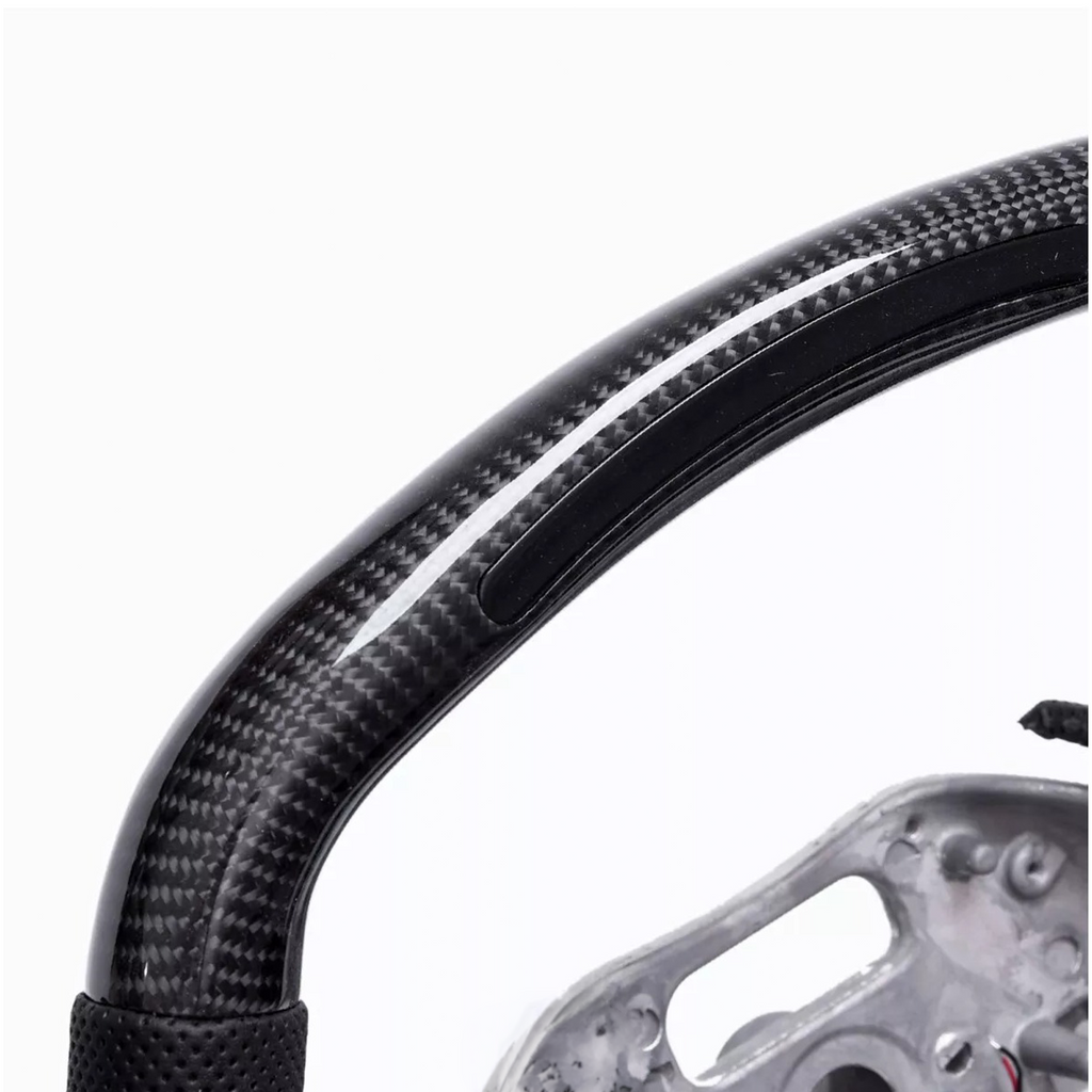 OEM Carbon Fiber LED Heated Steering Wheel for Chevrolet Corvette C8 Z51 Z06 - Bull Boost Performance