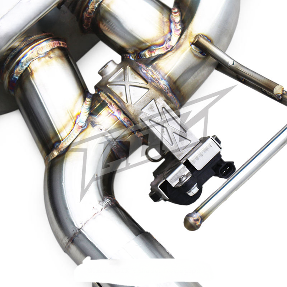 Valved Stainless Steel Catback Exhaust System for Infiniti Q50S 3.7L - Bull Boost Performance