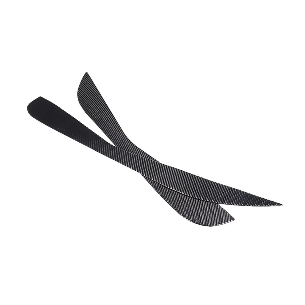 Dry Carbon Fiber Door Anti‑Kick Panel Cover for Chevrolet Corvette C8 - Bull Boost Performance