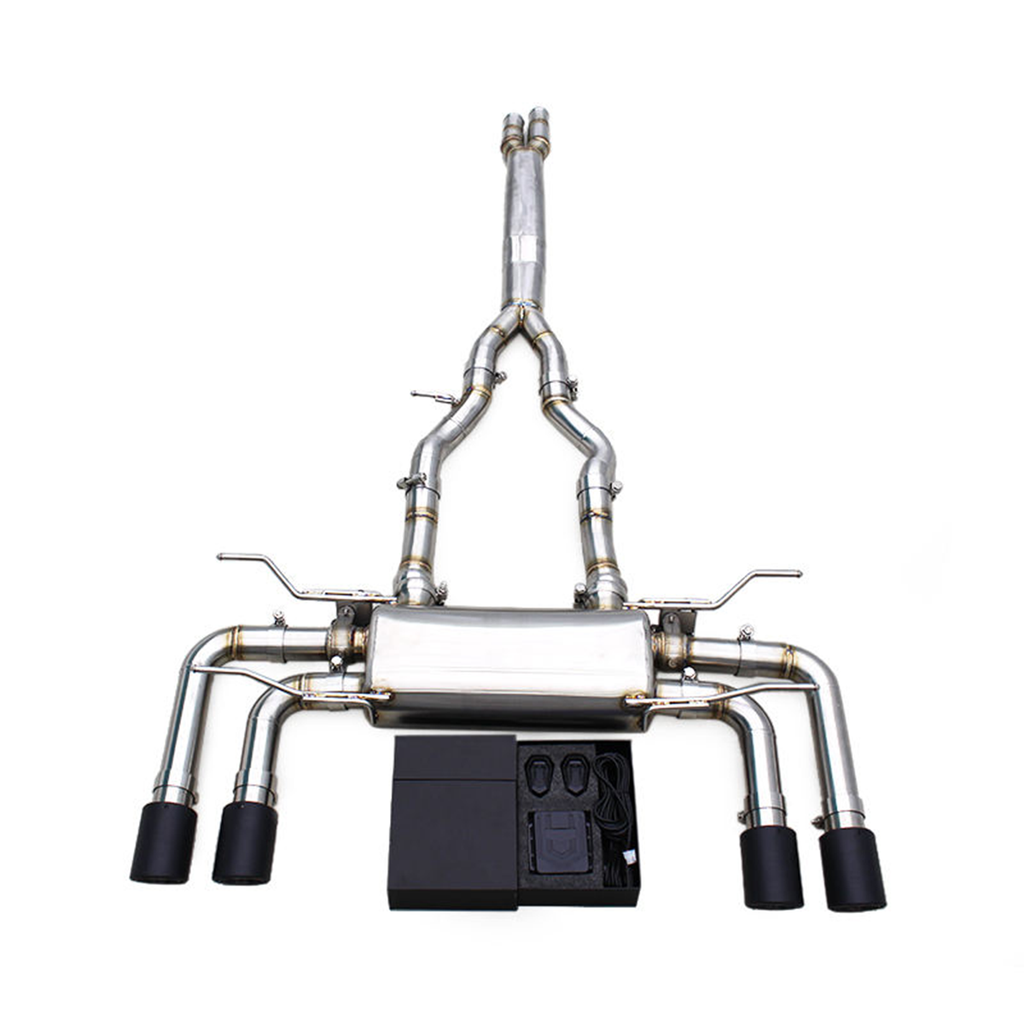 Valved Stainless Steel Catback Exhaust System for Jaguar F‑TYPE V8 5.0T - Bull Boost Performance