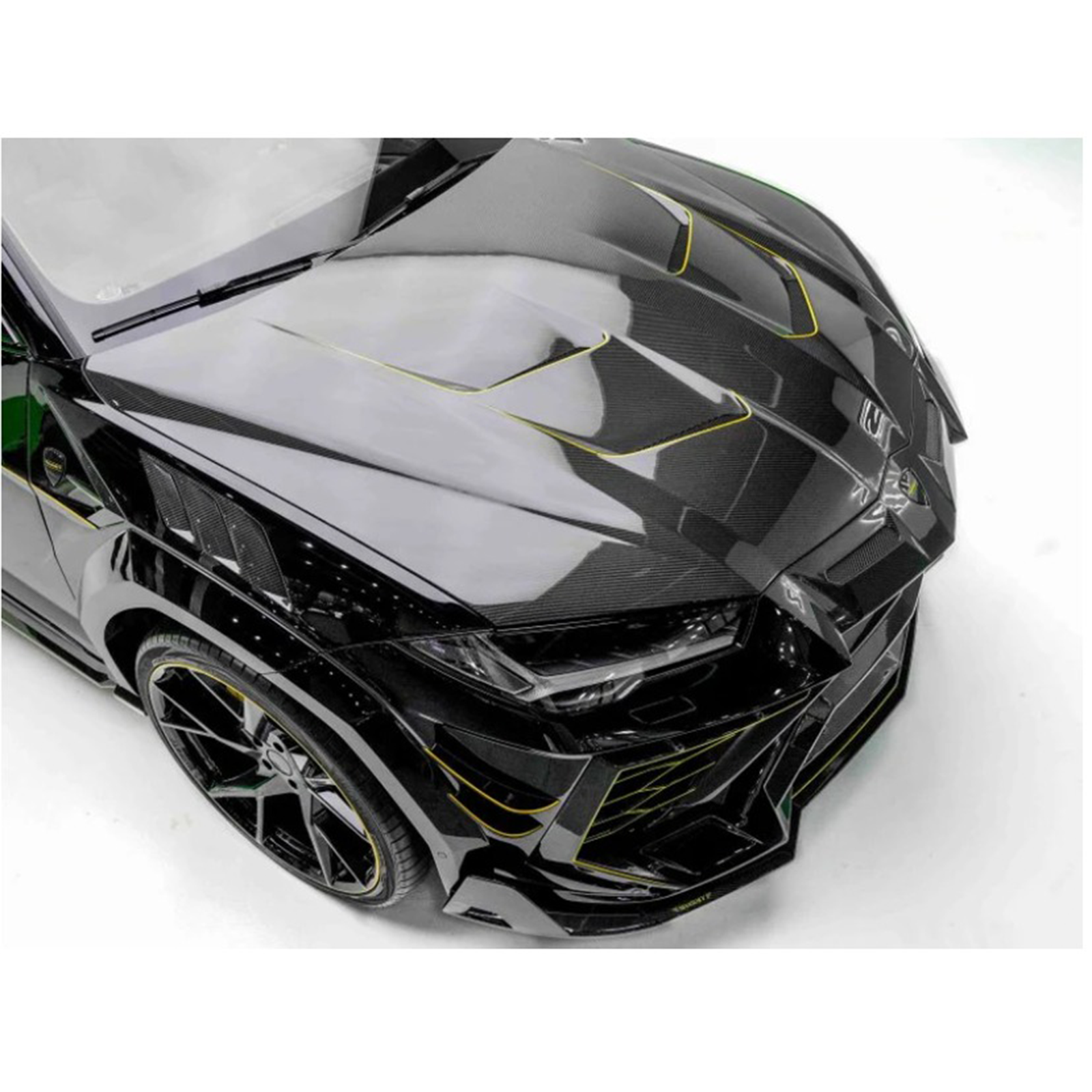 M Style Dry Carbon Fiber Hood Bonnet for Lamborghini Urus - Bull Boost Performance