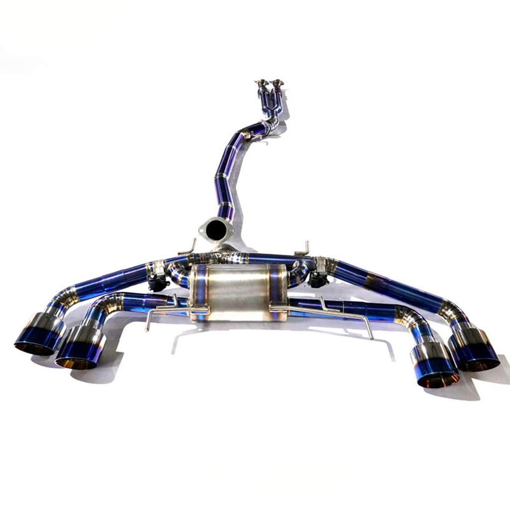 Titanium Catback Exhaust System for Nissan GT‑R 3.8L V6 - Bull Boost Performance