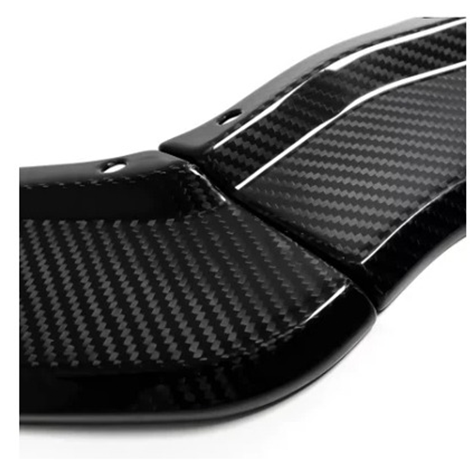 Dry Carbon Fiber OEM Style Front Lip w/ Canards for Chevrolet Corvette C8 Z06 E-Ray - Bull Boost Performance
