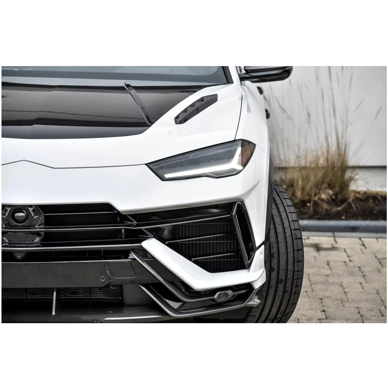 AX Style Dry Carbon Fiber Front Splitter Lip for Lamborghini Urus - Bull Boost Performance