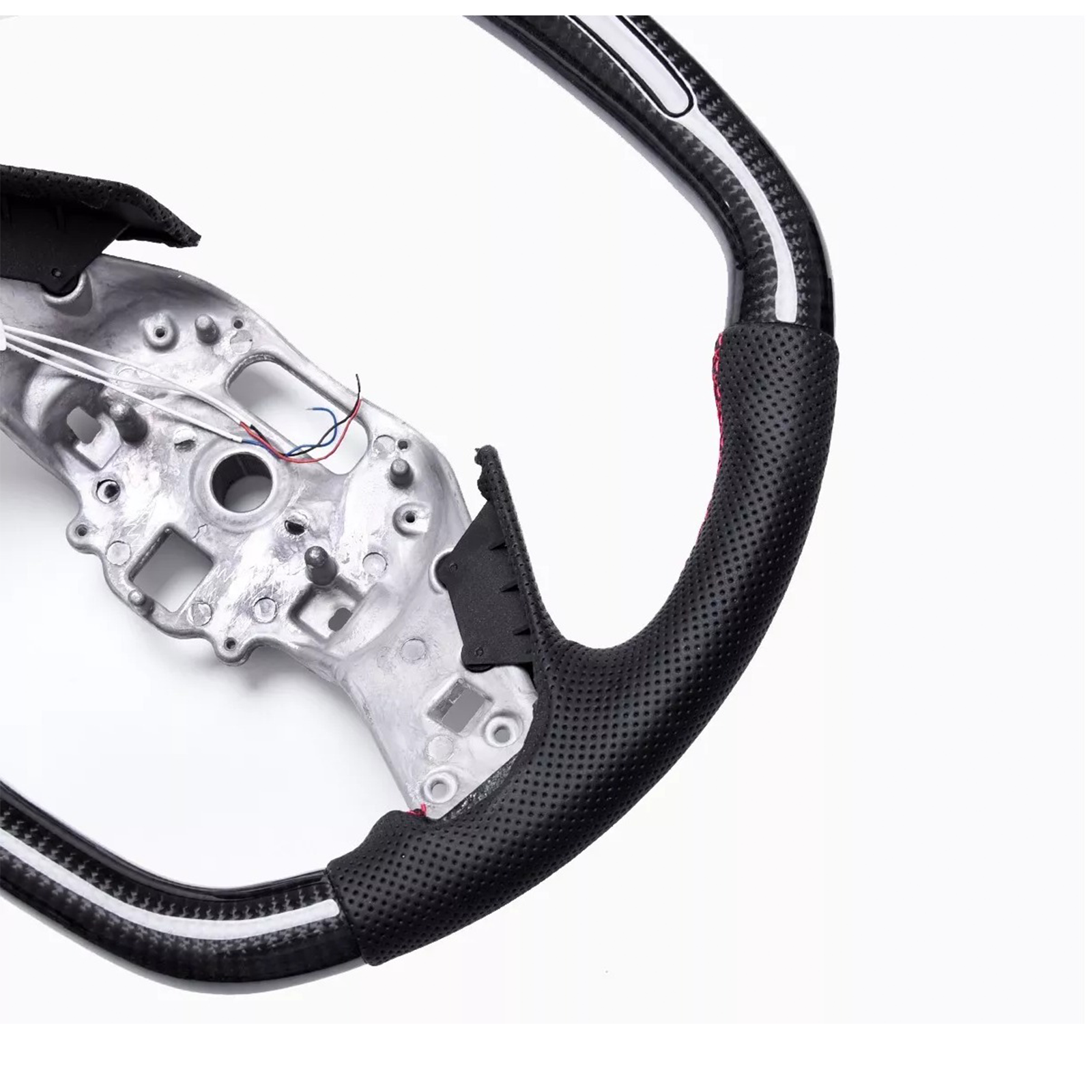 OEM Carbon Fiber LED Heated Steering Wheel for Chevrolet Corvette C8 Z51 Z06 - Bull Boost Performance