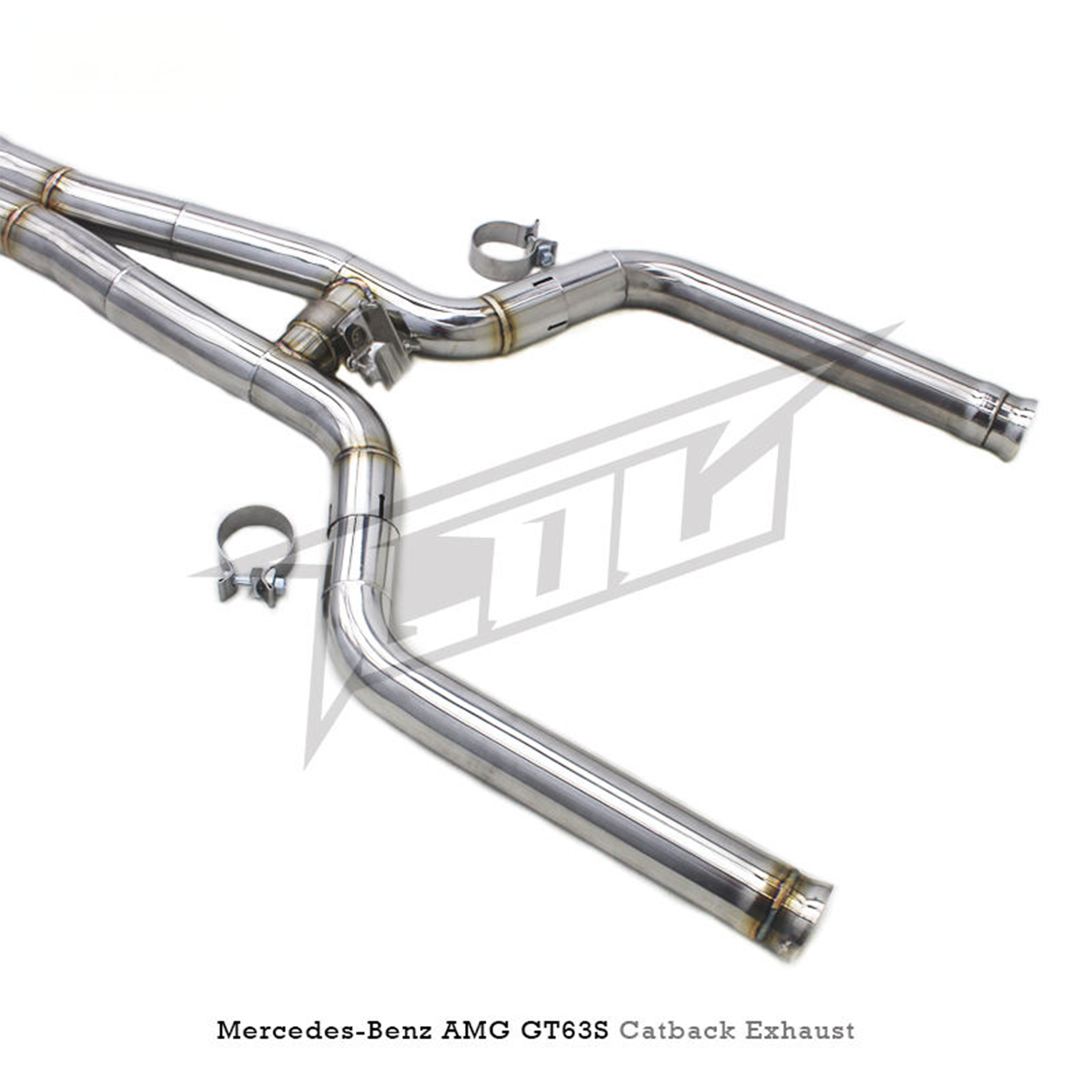 T304 Stainless Steel Catback Exhaust System for Mercedes Benz AMG GT63 GT63S X290 4.0T - Bull Boost Performance