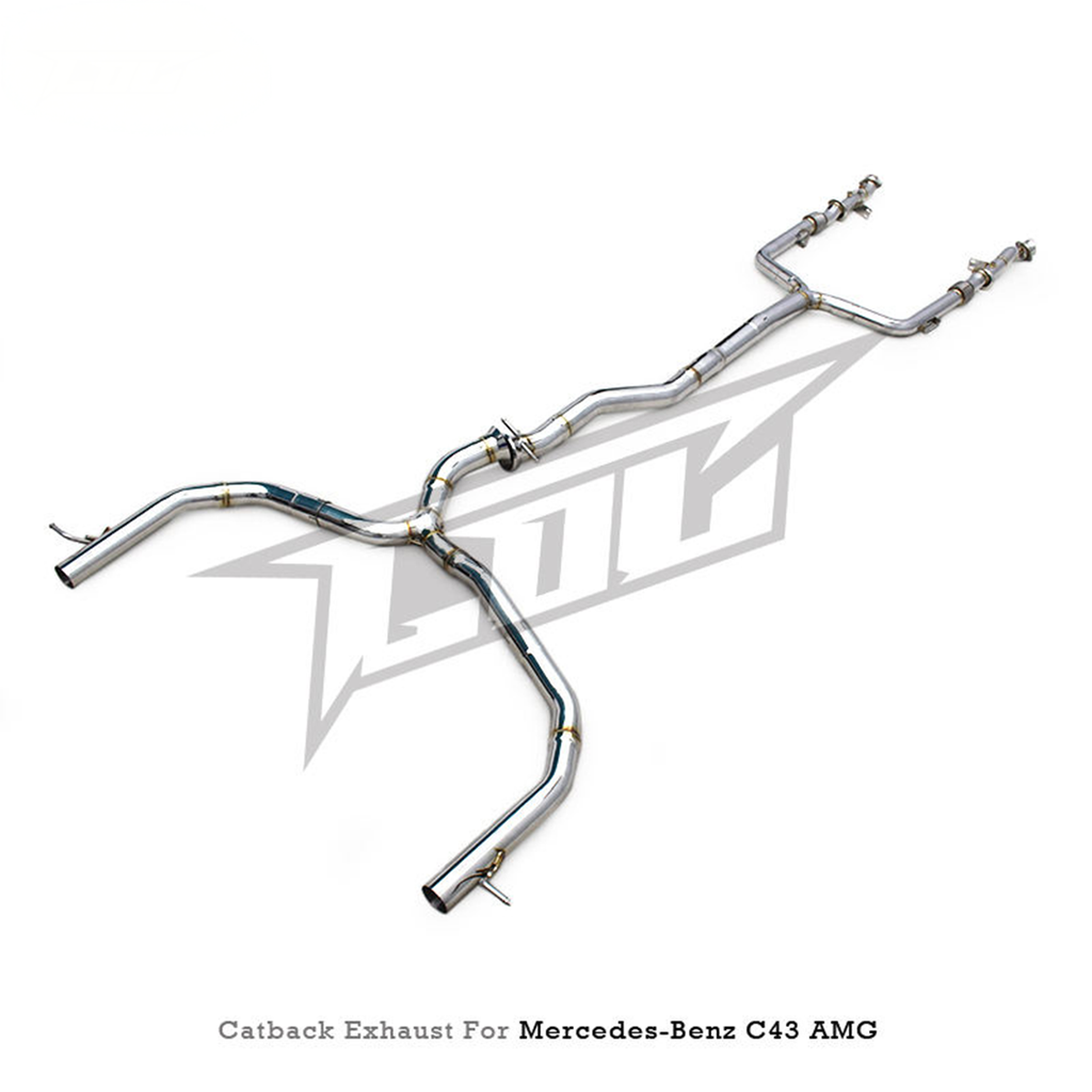Stainless Steel Catback Exhaust System for Mercedes Benz AMG C43 3.0T - Bull Boost Performance