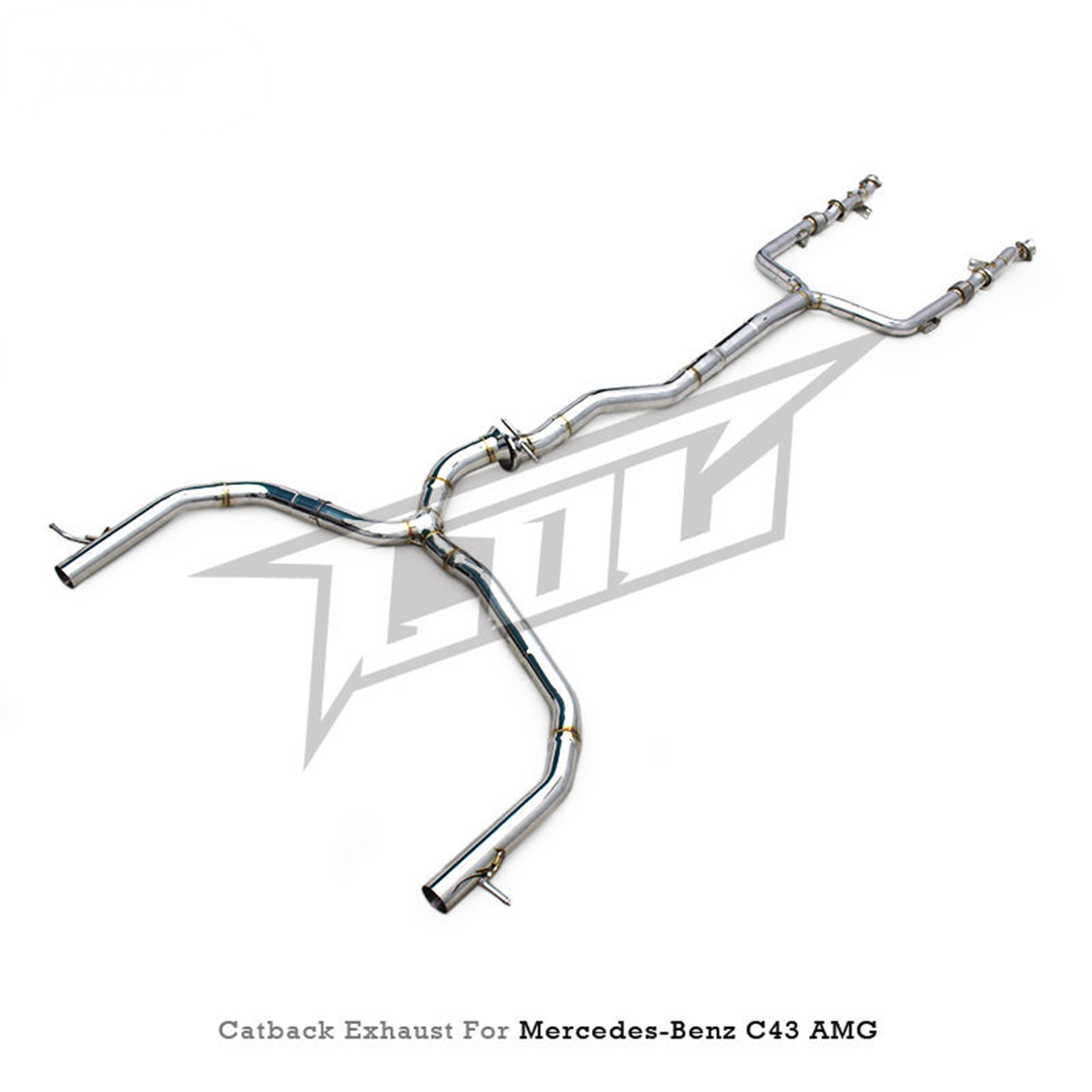 Stainless Steel Catback Exhaust System for Mercedes Benz AMG C43 3.0T - Bull Boost Performance