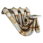 B Series T3 T4 Top Mount Turbo Manifold GSR Si B16 B18 B20 44mm For Civic Si DC2 - Bull Boost Performance