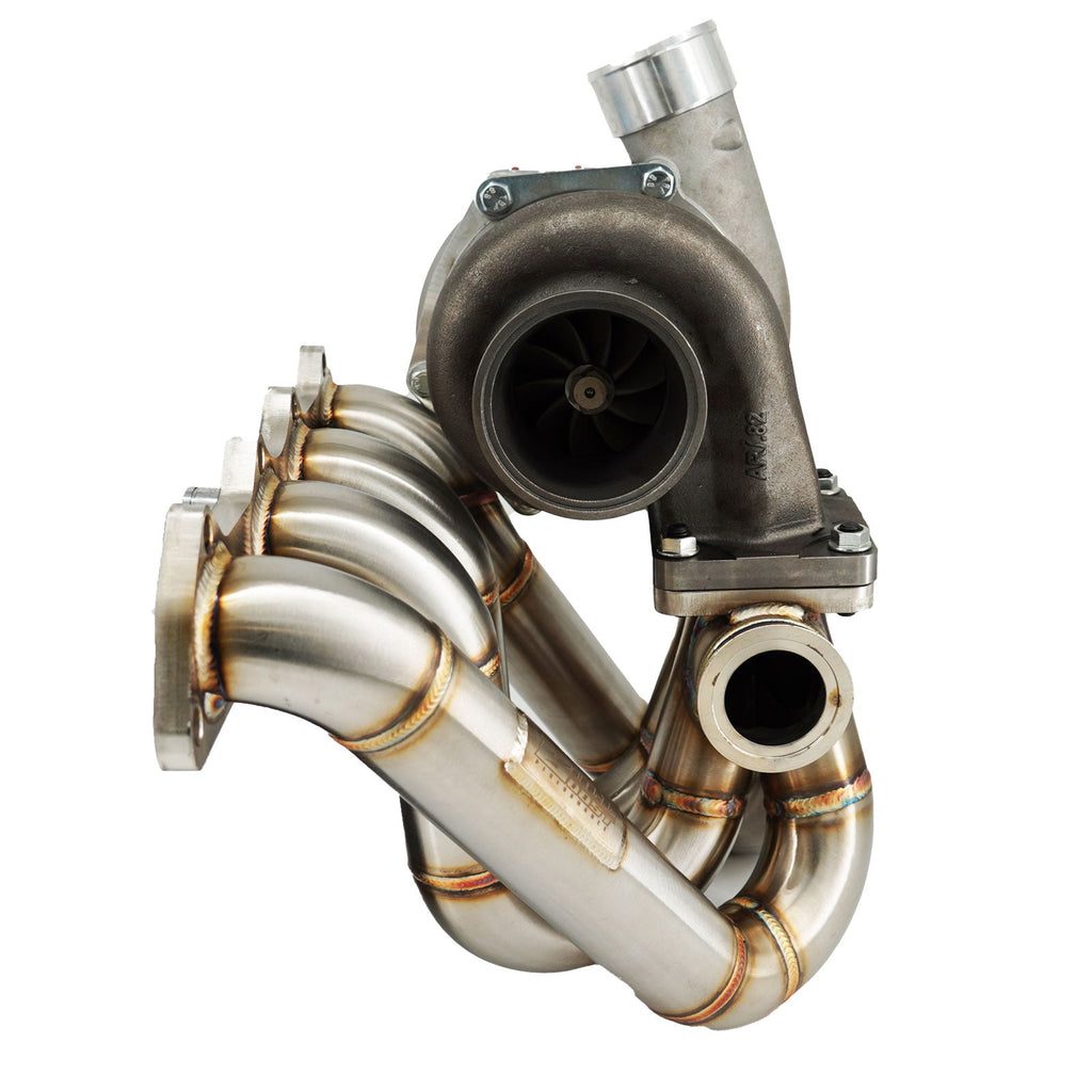 B Series T3 .82 Top Mount Turbo Manifold Kit GSR Si B16 B18 B20 44mm For Civic Si DC2 - Bull Boost Performance