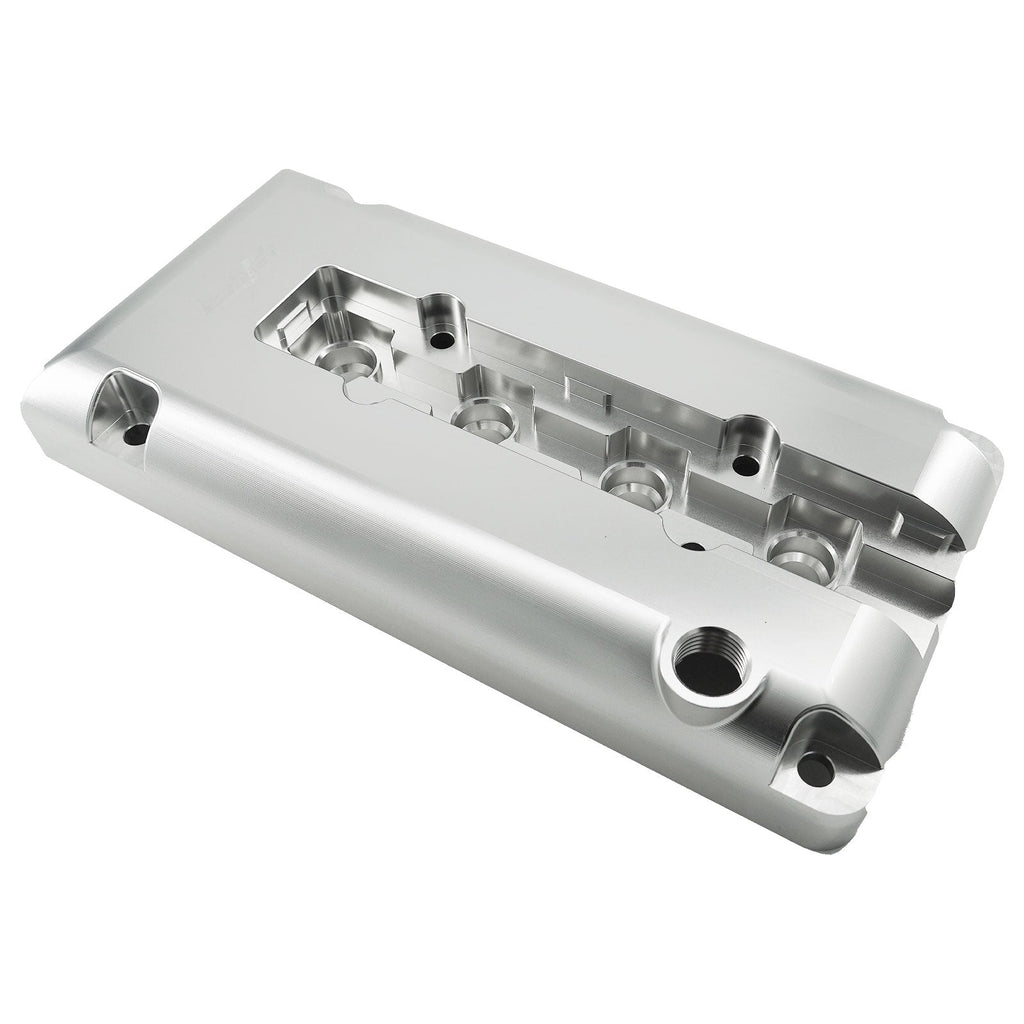 Billet B Series Vented Valve Cover Baffle B16 B18 AN10 For Honda Acura DOHC Vtec - Bull Boost Performance