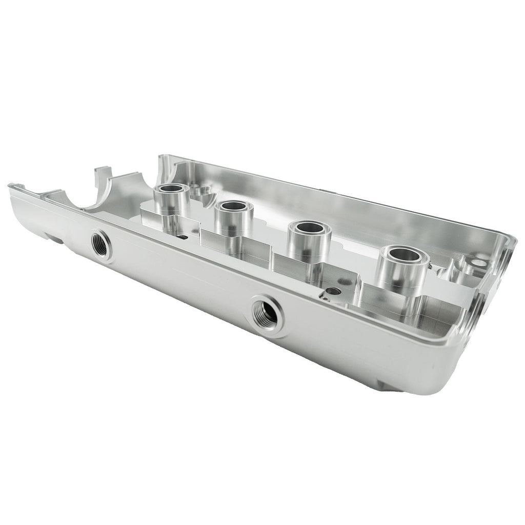 Billet B Series Vented Valve Cover Baffle B16 B18 AN10 For Honda Acura DOHC Vtec - Bull Boost Performance
