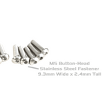 ZSPEC M5x20mm Button-Head Fasteners, Metric, SUS304 Stainless, 10-Pack