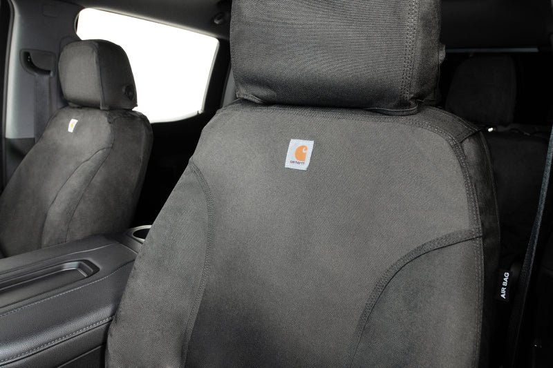 Covercraft 21-25 Ford F250 F350 Carhartt Super Dux SeatSaver Second Row Custom Seat Cover - Gravel