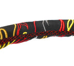 NRG Reinforced Steering Wheel R Litteral Sig 3in Deep/5mm Chrome Spoke - Blk Alcantara w/ Red Stitch