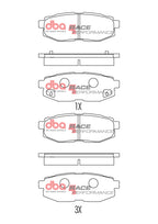 DBA 2012+ Subaru BRZ / 2012+ Toyota 86/GR 86 Rear RP Performance Brake Pads