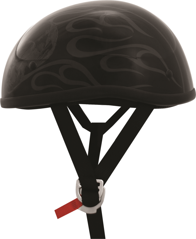 Skid Lids Ghost Skull Flames Helmet - Medium