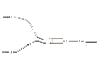 aFe Apollo GT Series 3 IN 409 SS Cat-Back Exhaust System w/ Polish Tip GM Sierra 1500 09-18