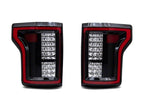 Raxiom 15-17 Ford F-150 LED Tail Lights- Black Housing- Clear Lens