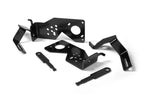 Zone Offroad 23-26 Ford F250/F350/F450 4WD 3.5in Radius Arm Drop Brkt Ride Height Sensor Rlctn Kit